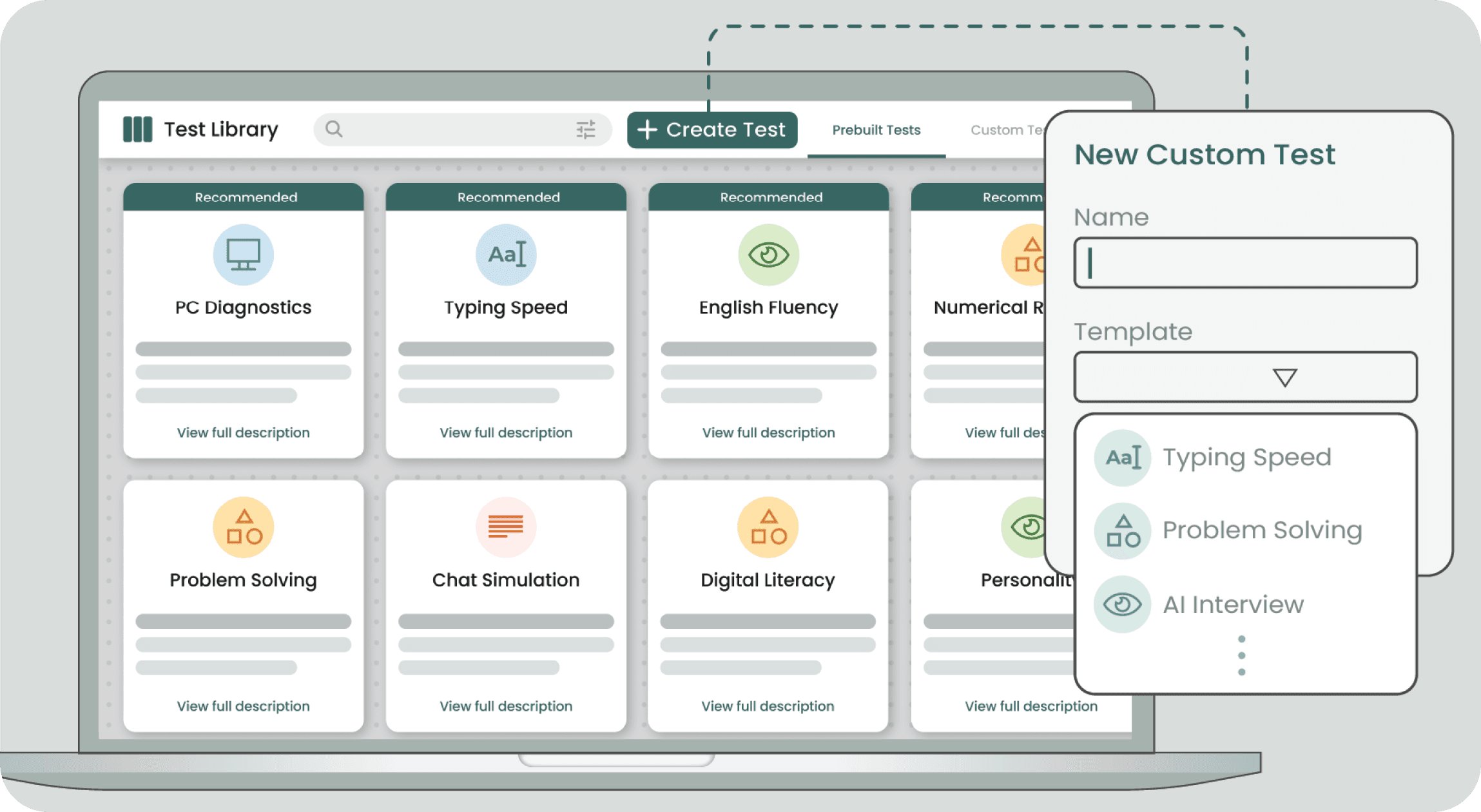 Custom assessments