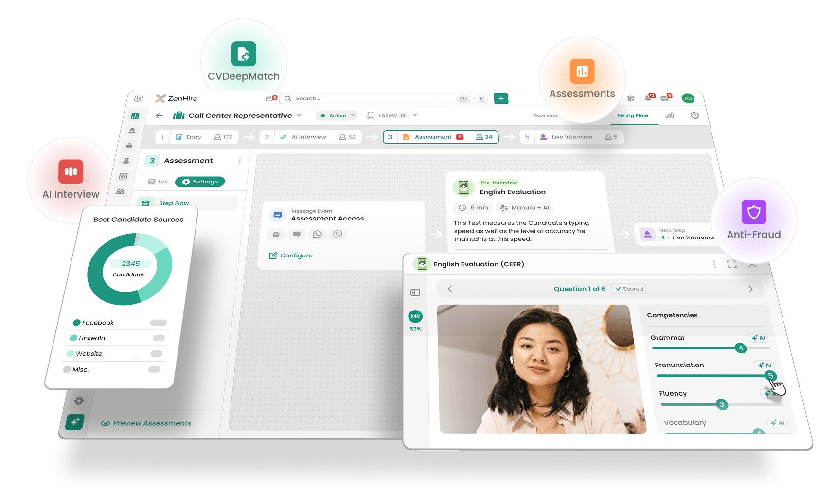 Landing page hero