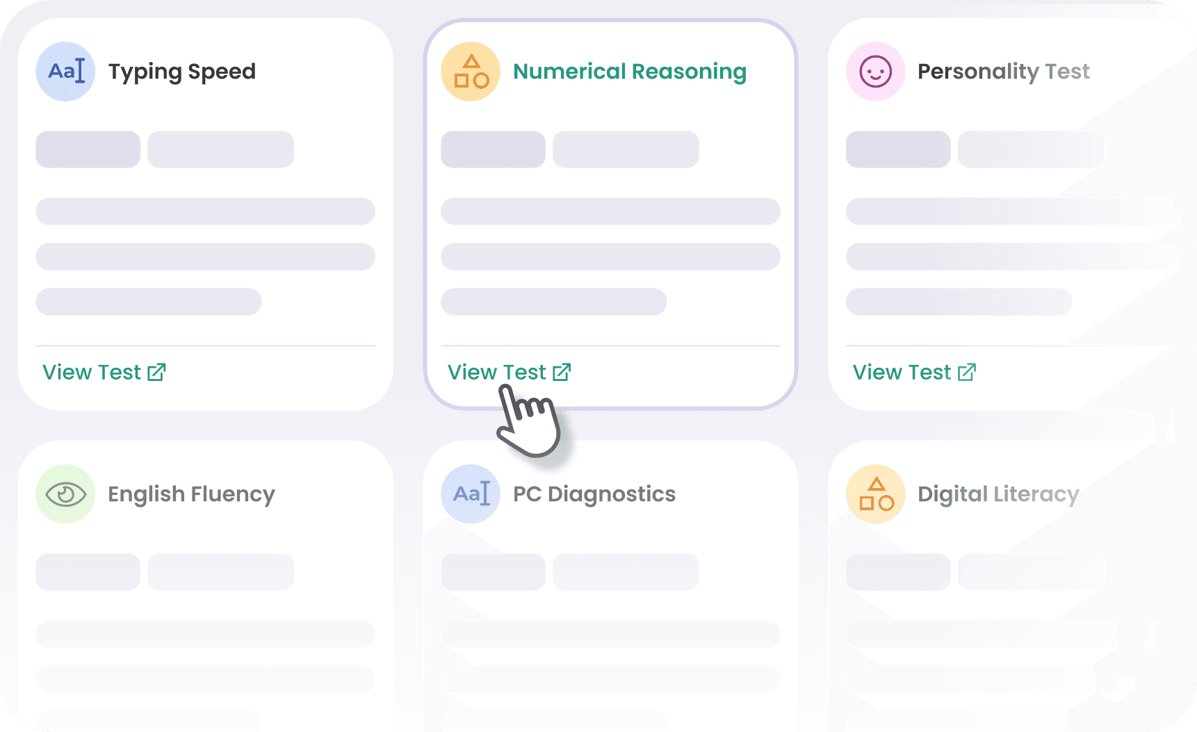 Job specific tests