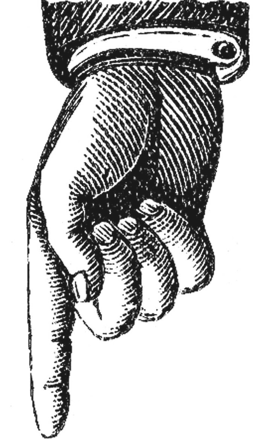 hand poining image