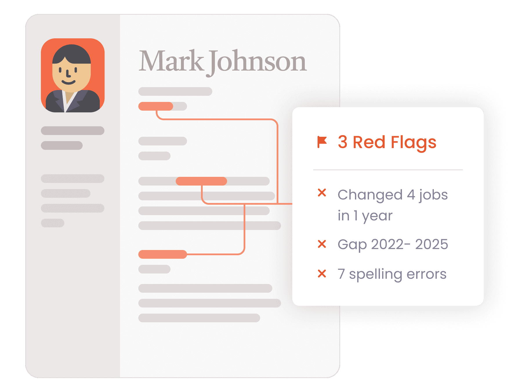 CV parser results filtering